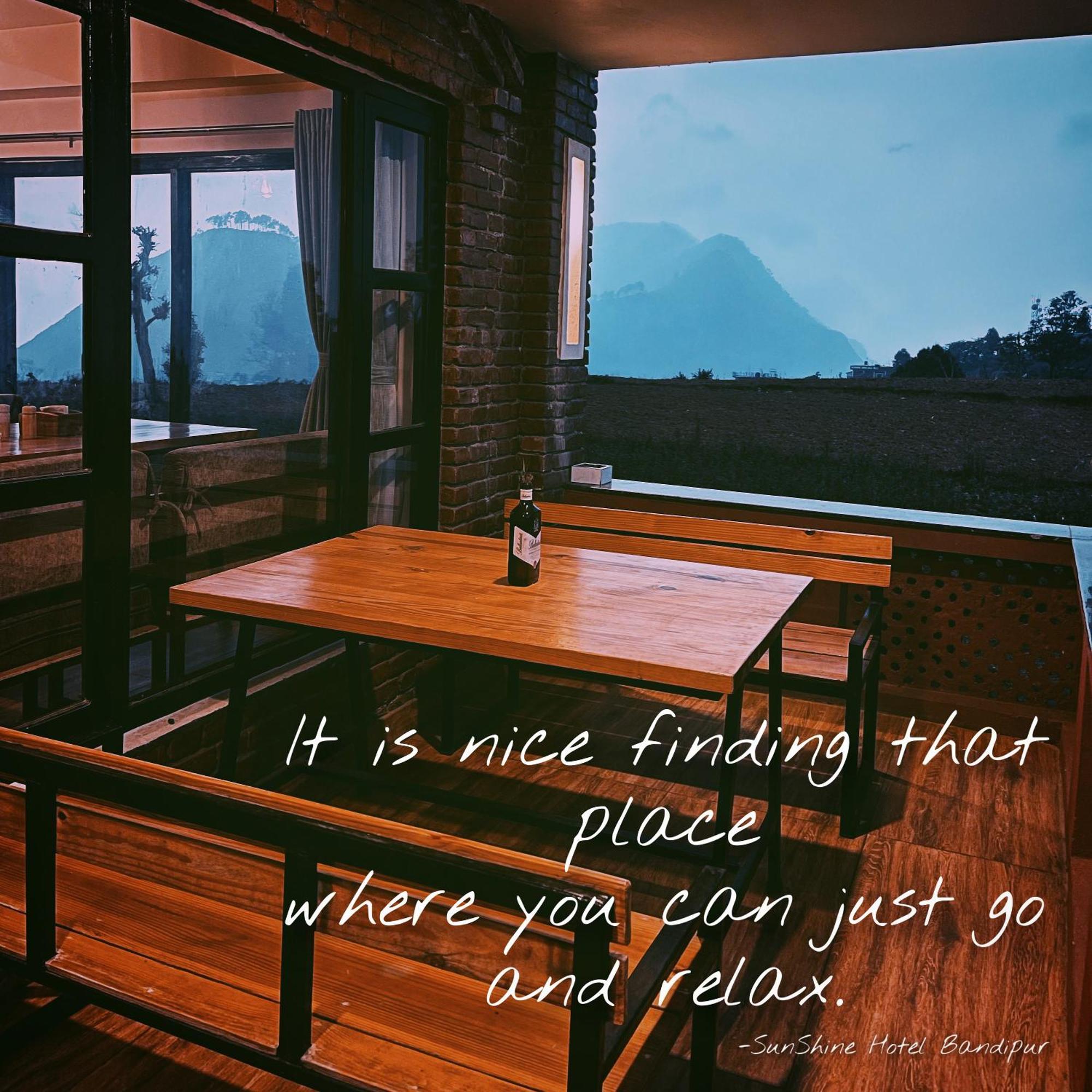 Sunshine Hotel Bandipur Tanahun Exteriér fotografie